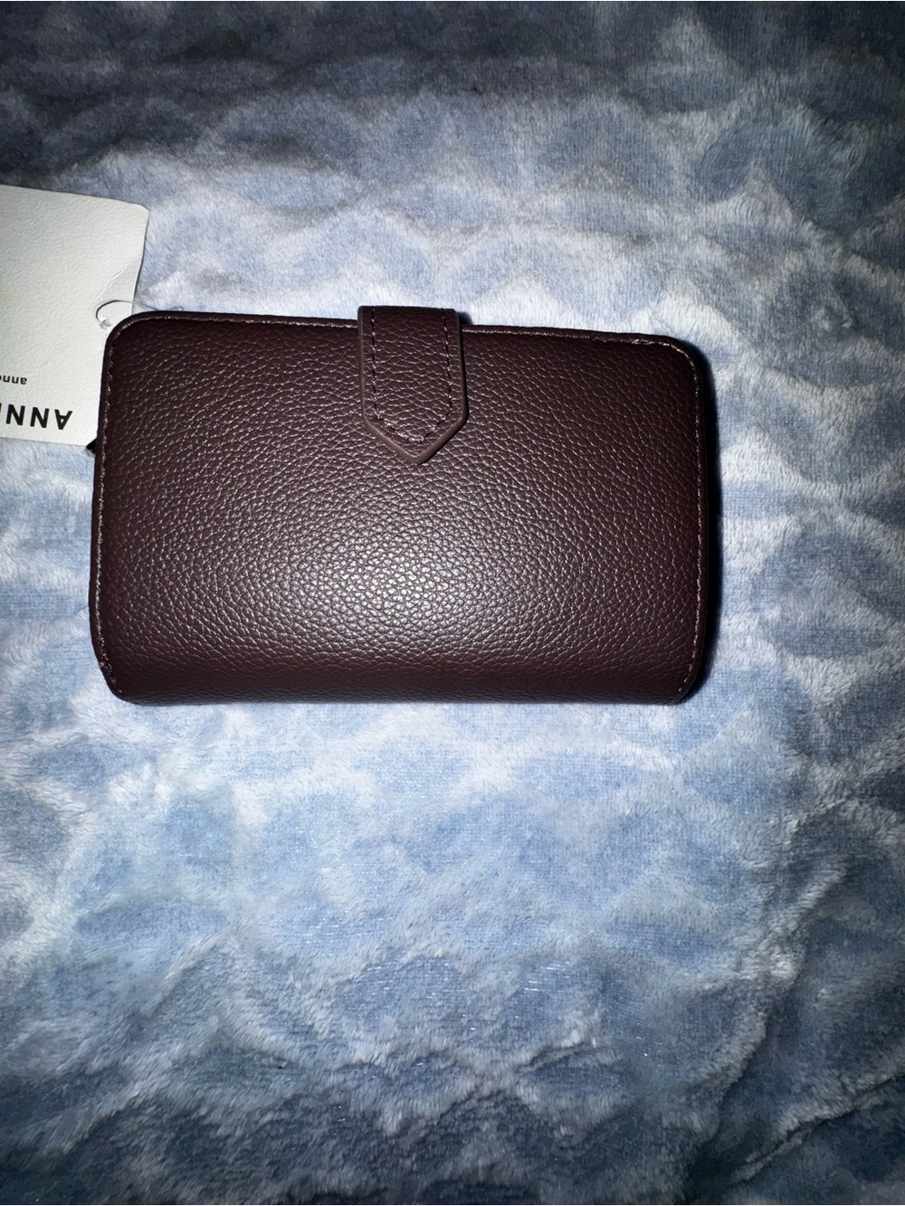 ANNE KLEIN HORSEBIT ZIP WALLET- espresso- NWT - Picture 2 of 9